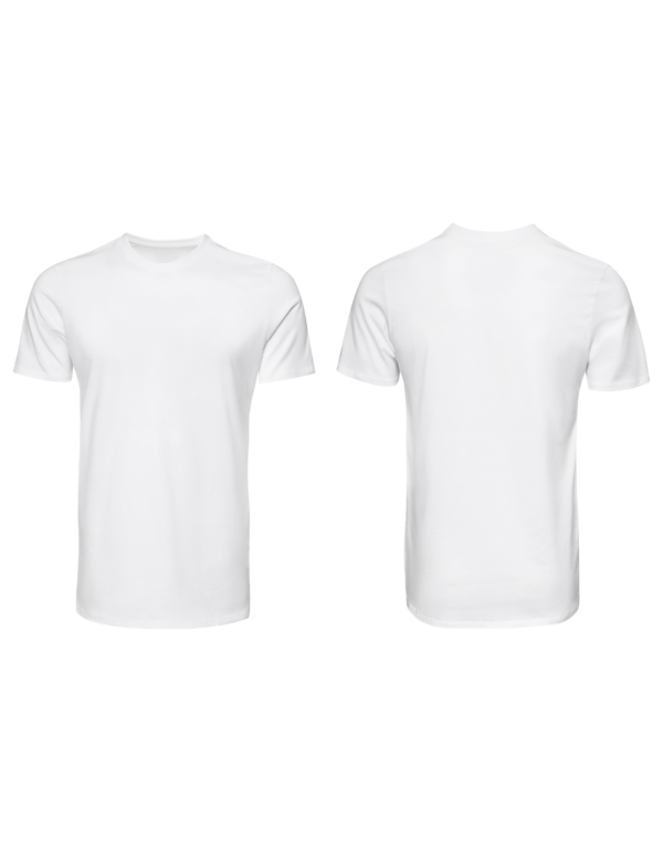 Camiseta Básica em Malha 100% Algodão Branca