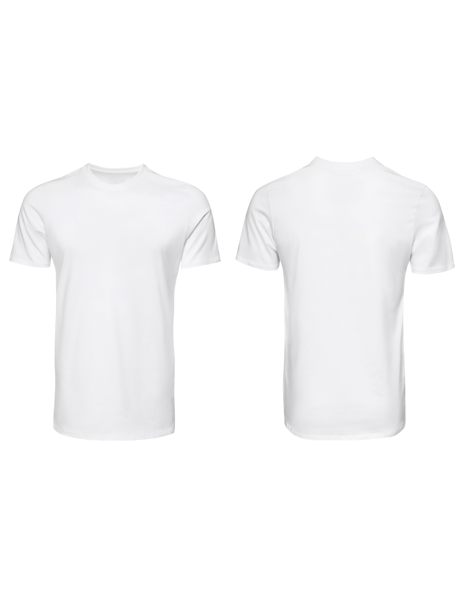 Camiseta Básica em Malha 100% Algodão Branca