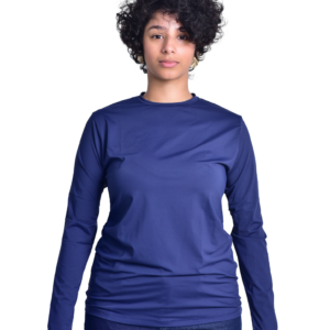 UV Camiseta Feminina Azul Marinho