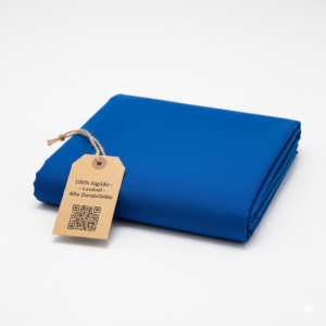 CAMPO SIMPLES AZUL ROYAL BRIM ALGODÃO