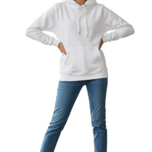 moletom feminino com capus e bolso