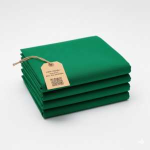 Kit 4 campos cirurgicos simples verde bandeira