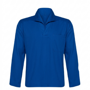 Camiseta Produção Gola Italiana Azul Royal