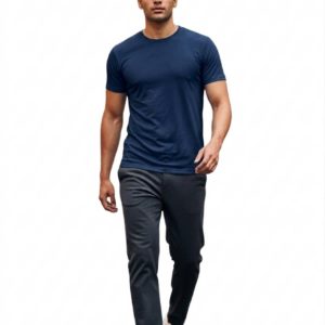 Camiseta Básica Poliviscose Azul Marinho