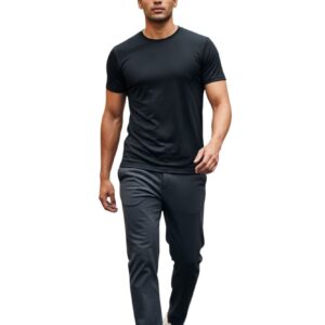 Camiseta Básica Poliviscose Preta