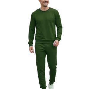 Conjunto Profissional em Helanca Verde (Blusa + Calça)
