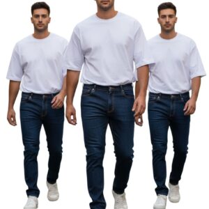 Kit 03 Calças Jeans Masculinas