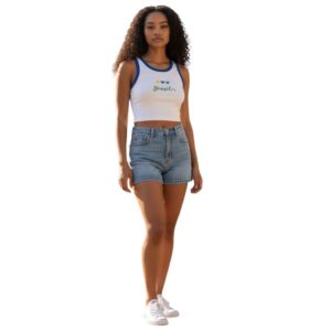 Regata Baby Look Brasil – Estilo e Conforto
