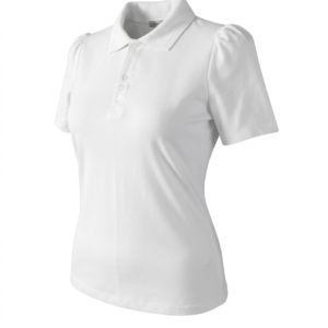 Camisa Polo Feminina Manga Princesa