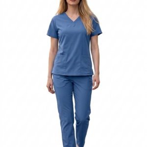 Conjunto Hospitalar Feminino - Scrubs Azul
