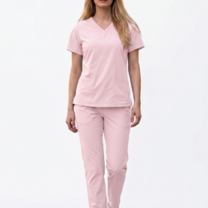 Conjunto Hospitalar Feminino - Scrubs Rosa Claro
