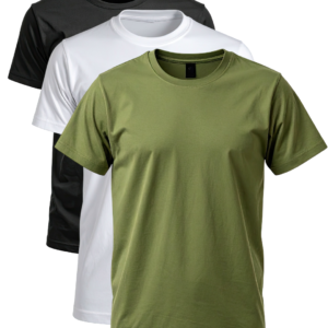Kit 3 Camisetas Básicas 100% Algodão