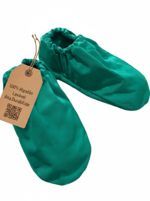 propé 100% algodão lavável verde bandeira