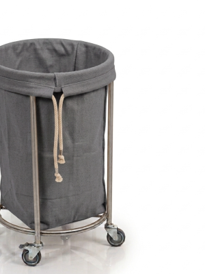 HAMPER CINZA 100% ALGODÃO