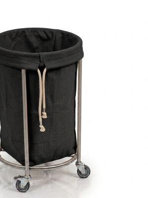 HAMPER PRETO 100% ALGODÃO