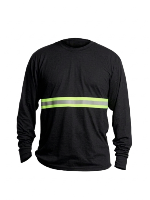 camiseta refletica preta