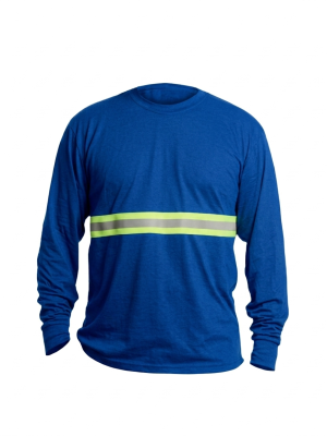 camiseta refletiva azul royal