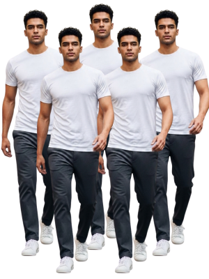 kit 5 camisetas poliviscose