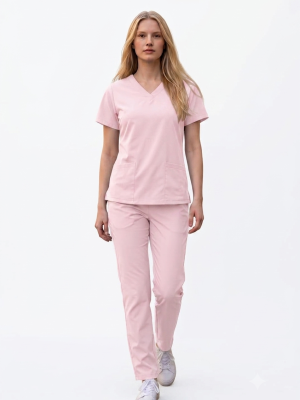 scrubs feminino frente rosa
